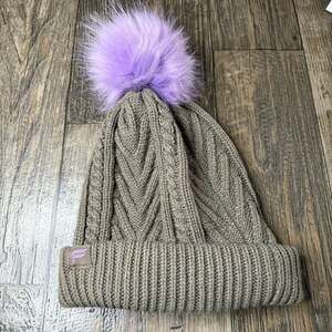 Fabletics Pom Beanie Hat Cable Knit